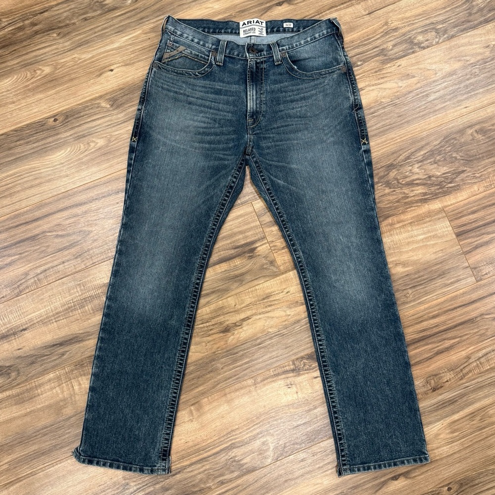 Ariat M4 Low Rise Stretch Stockton Stackable Straight Leg Men’s Jeans Size 34/32